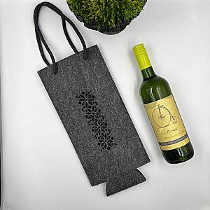 ОПТ от 50 штук. Фетровый шопер для бутылки — стильная подарочная упаковка для вина и шампанского