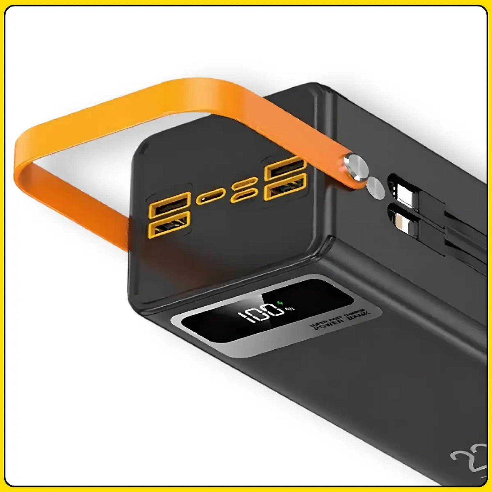 Павербанк-Гігант 60000mAh "Повна Автономність" + Потужний LED-Прожектор (22.5 Вт)