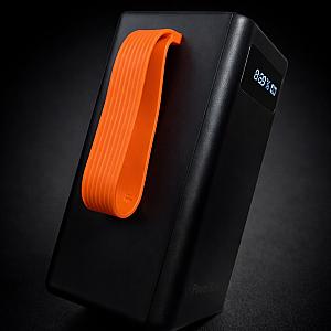 Повербанк MAXI 100,000 мАг з дисплеєм, 4×USB + ліхтарик