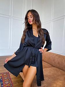 Шовковий люкс 3 в 1 чорний