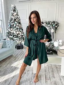 Шовковий люкс 3 в 1 смарагд