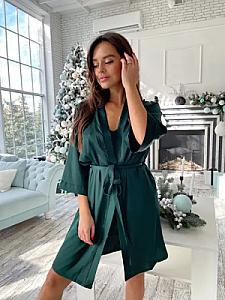 Шовковий люкс 3 в 1 смарагд