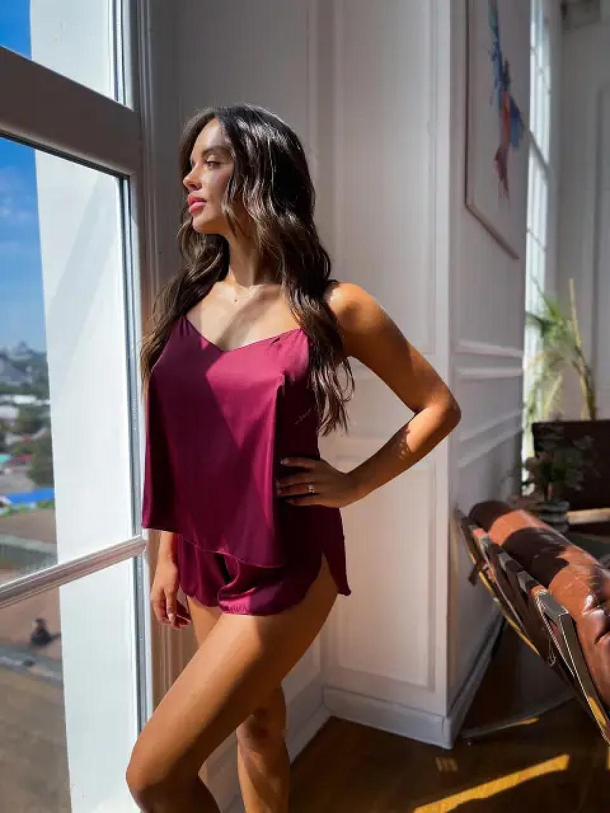 Шовковий люкс 3 в 1 бордо