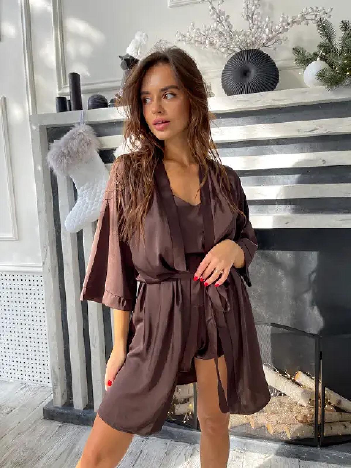 Шовковий люкс 3 в 1 шоколад