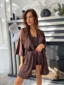 Шовковий люкс 3 в 1 шоколад