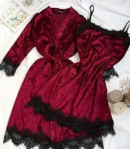 Мармуровий люкс 2 в 1 бордо