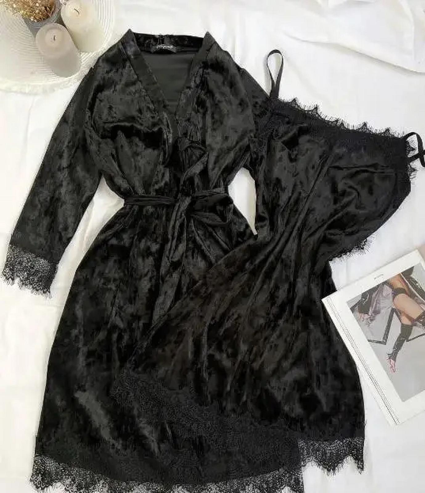 Мармуровий люкс 2 в 1 чорний