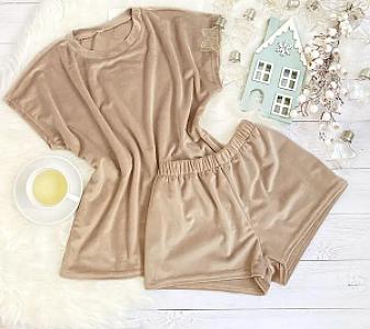 Плюш люкс 2 в 1 беж