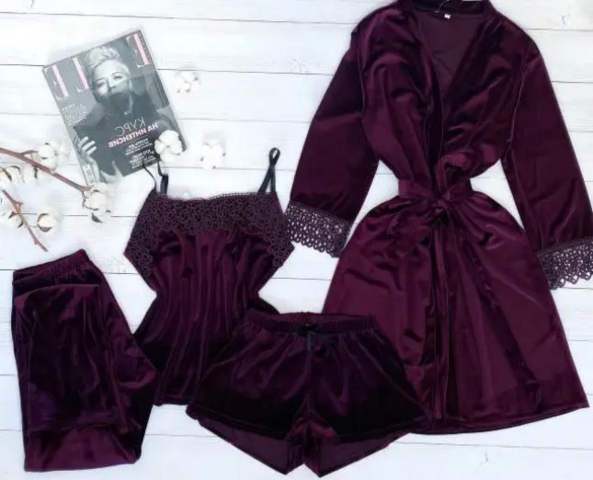 Велюровий люкс 4 в 1 слива