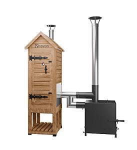 Дерев'яні коптильні на дровах