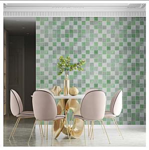 Панель стінова 3D 700х700х4мм Мозаїка зелена