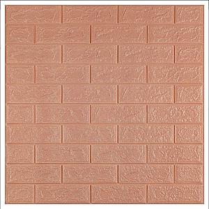 3D панель самоклеюча 700x770x3мм цегла Пудра