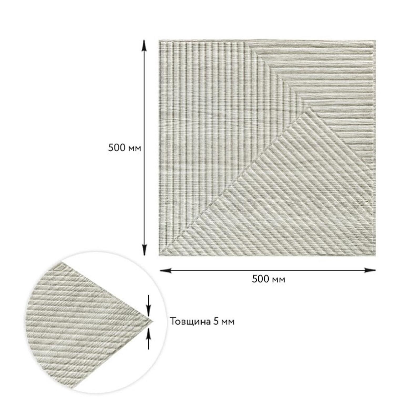 Самоклеюча декоративна 3D панель Бамбук Дерево Біле