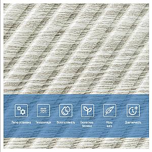 Самоклеюча декоративна 3D панель Бамбук Дерево Біле