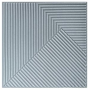 Самоклеюча декоративна 3D панель 500х500х5мм Бамбук Сірий