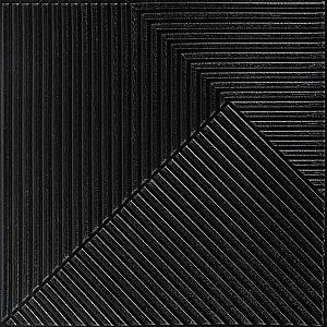 Панель стінова 3D 500х500х5мм Бамбук Чорний