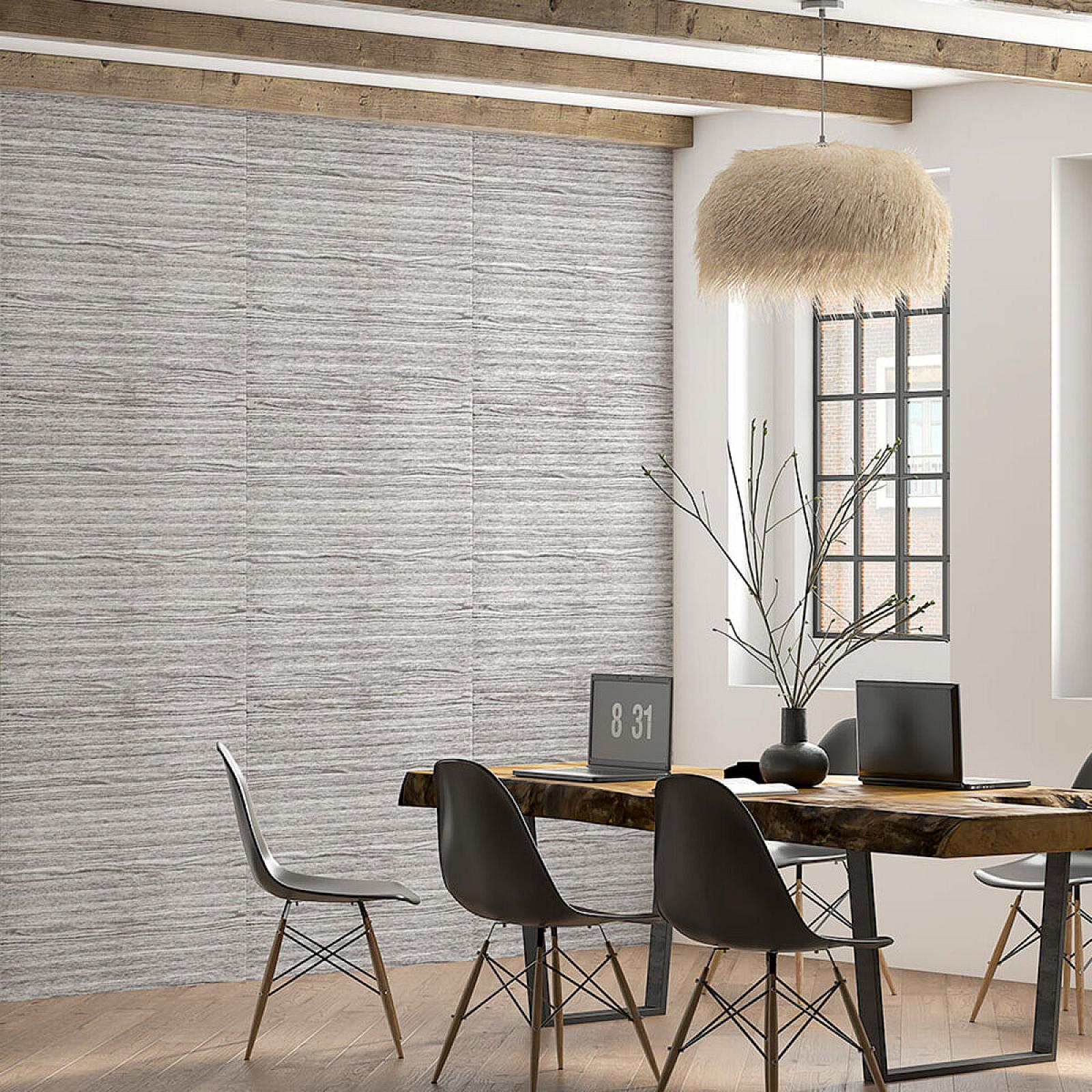 Самоклеюча декоративна 3D панель 700х700х5мм Білий Бамбук