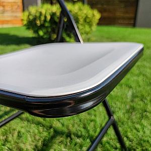 Складний стілець 46х42,5х86см Білий