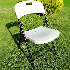 Складний стілець 46х52х79см Білий