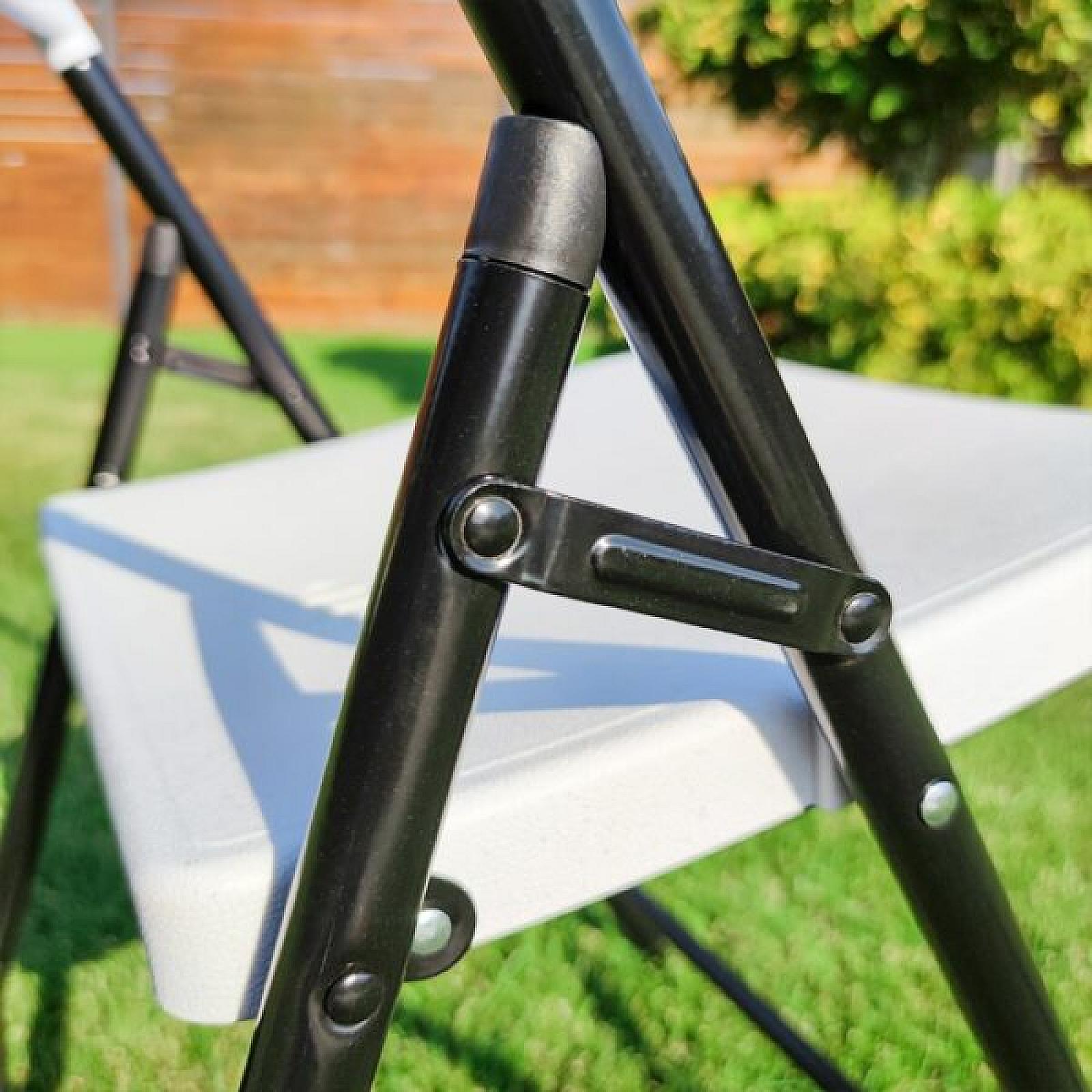 Складний стілець 46х52х79см Білий