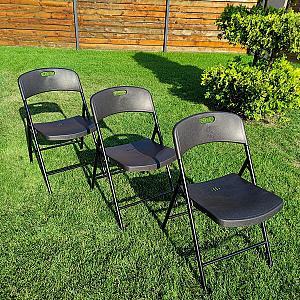 Складний стілець 46х52х79см Чорний