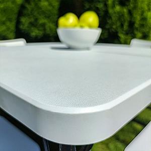 Набір мебелів складний (Стіл і 4 стільця), Білий (з сумкою)