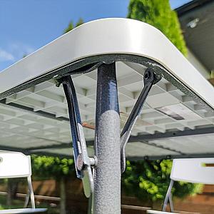 Набір мебелів складний (Стіл і 4 стільця), Білий (з сумкою)