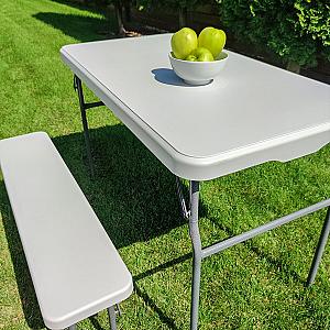 Набір садової мебелі (стіл і 2 лави)