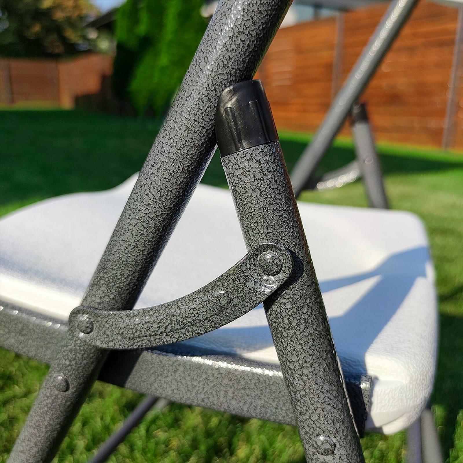 Складний стілець 47,5х59х86,5см Білий (стандартний тип)