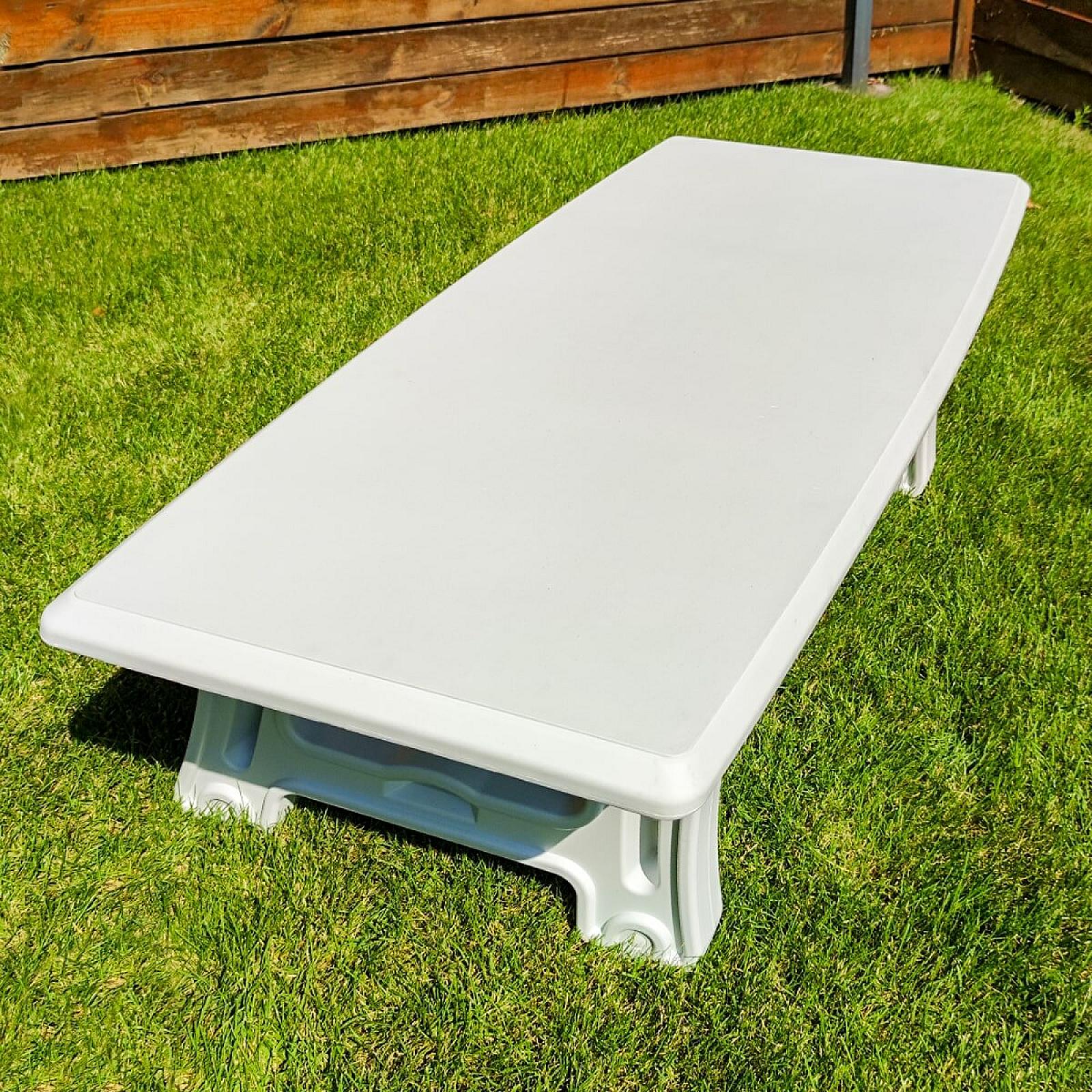 Садовий стіл 122х61х43см