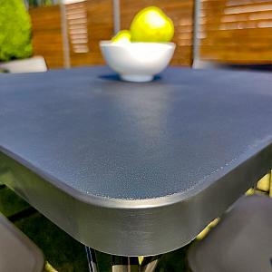 Набір меблів складний (Стіл і 4 стільця), Чорний (з сумкою)