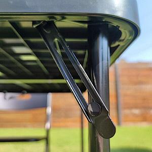 Набір меблів складний (Стіл і 4 стільця), Чорний (з сумкою)