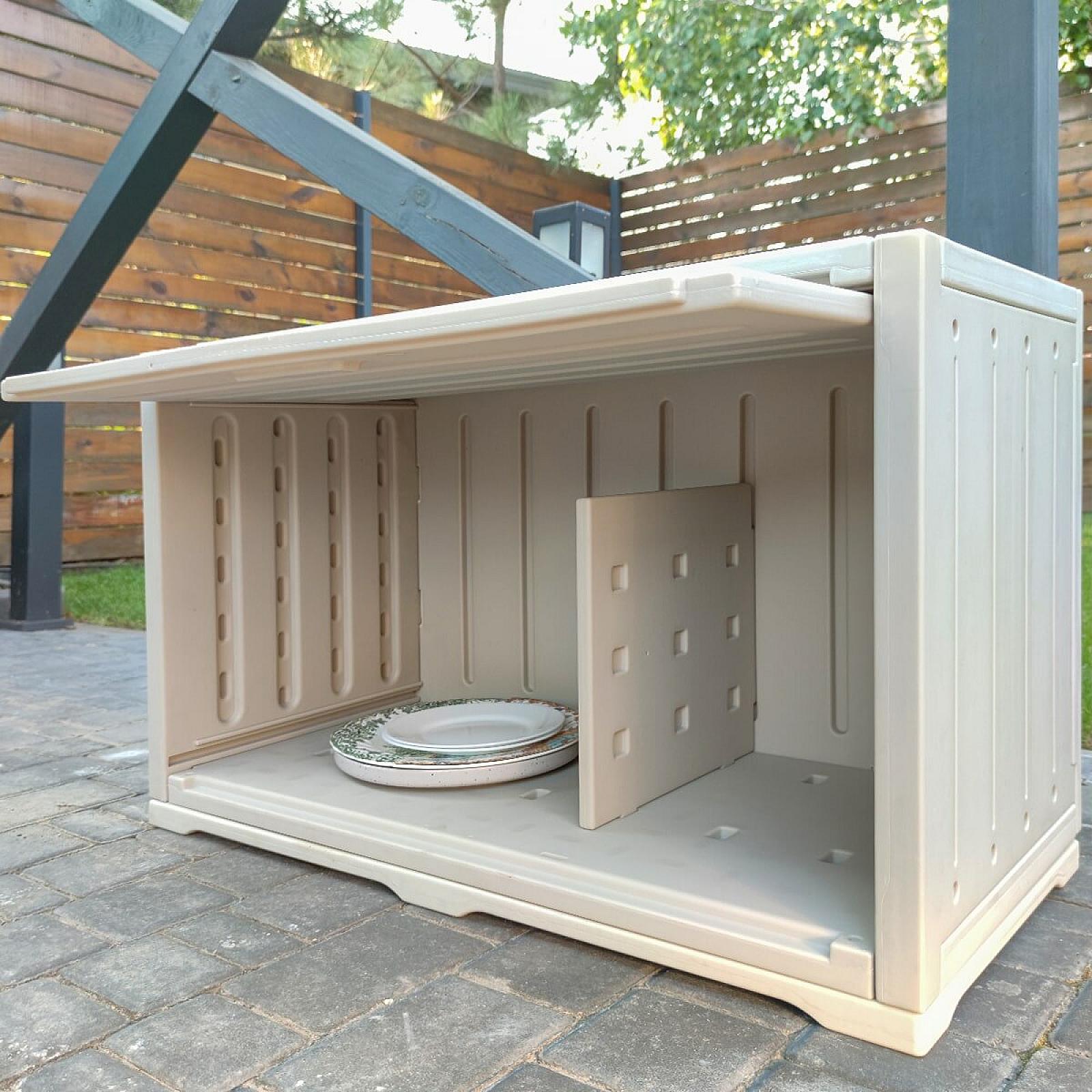 Пластикова полиця 82х45х49см