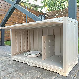 Пластикова полиця 82х45х49см