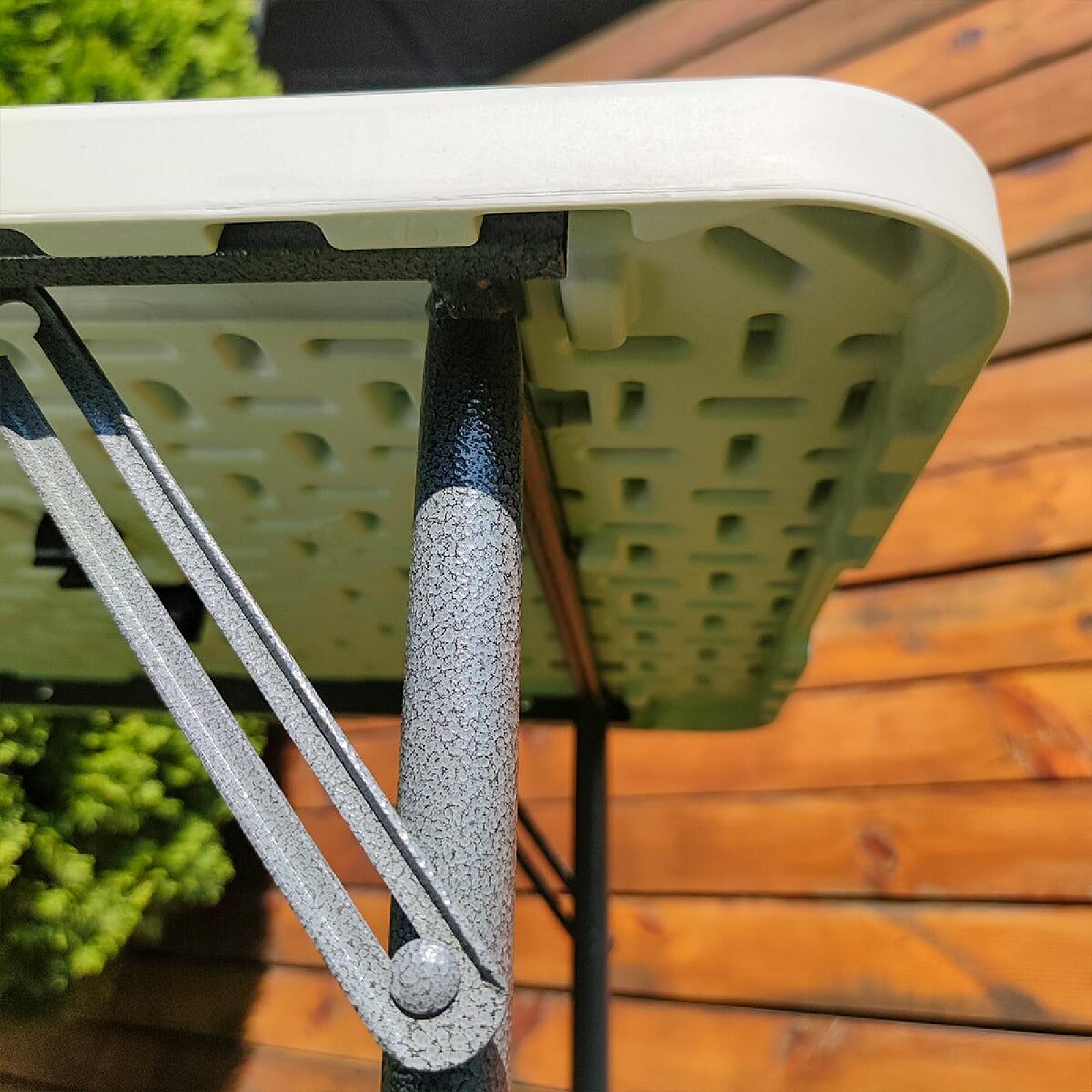 Стіл розкладний 122х61х74см (2 рівні регулювання по висоті)