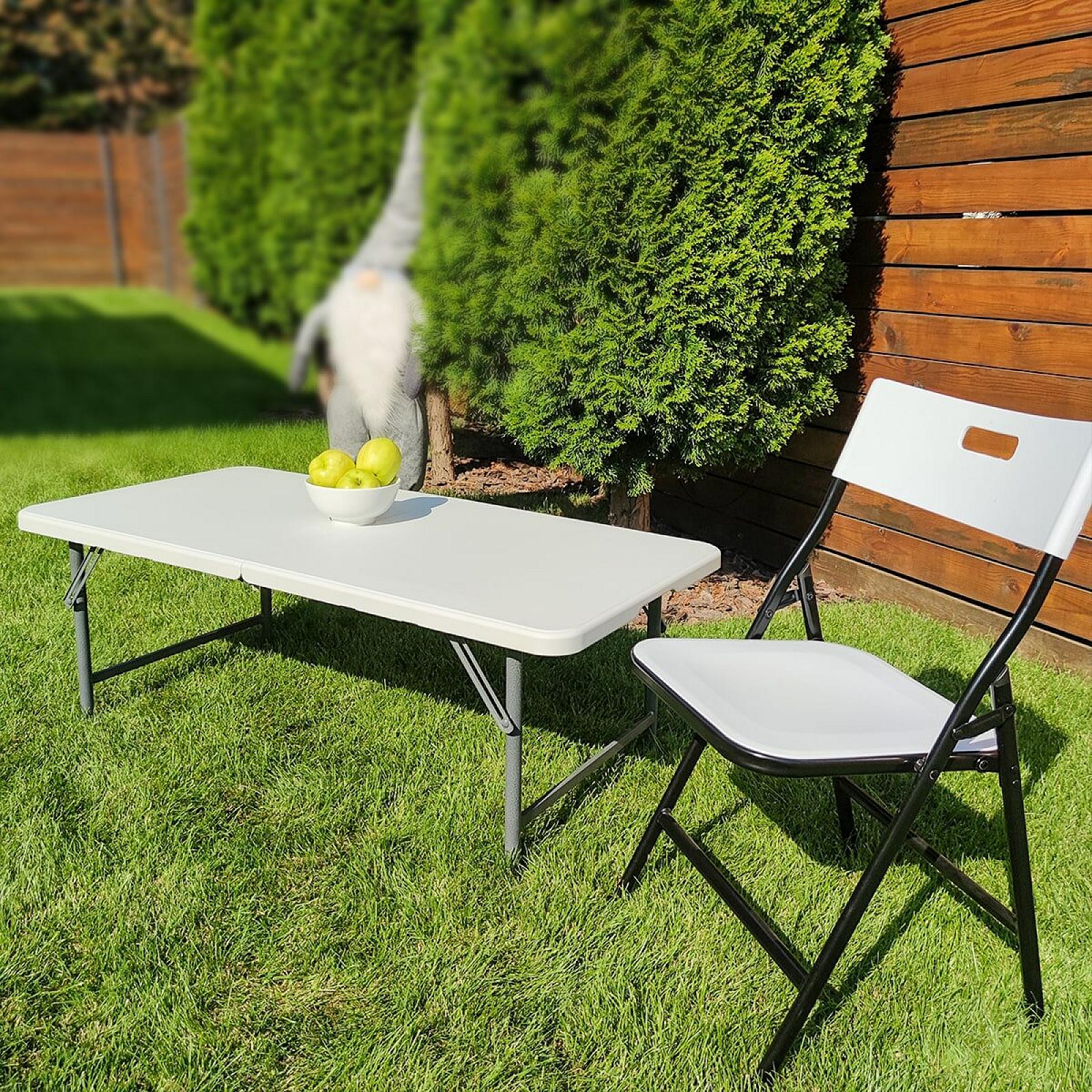 Стіл розкладний 122х61х74см (2 рівні регулювання по висоті)