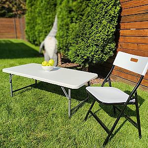 Стіл розкладний 122х61х74см (2 рівні регулювання по висоті)