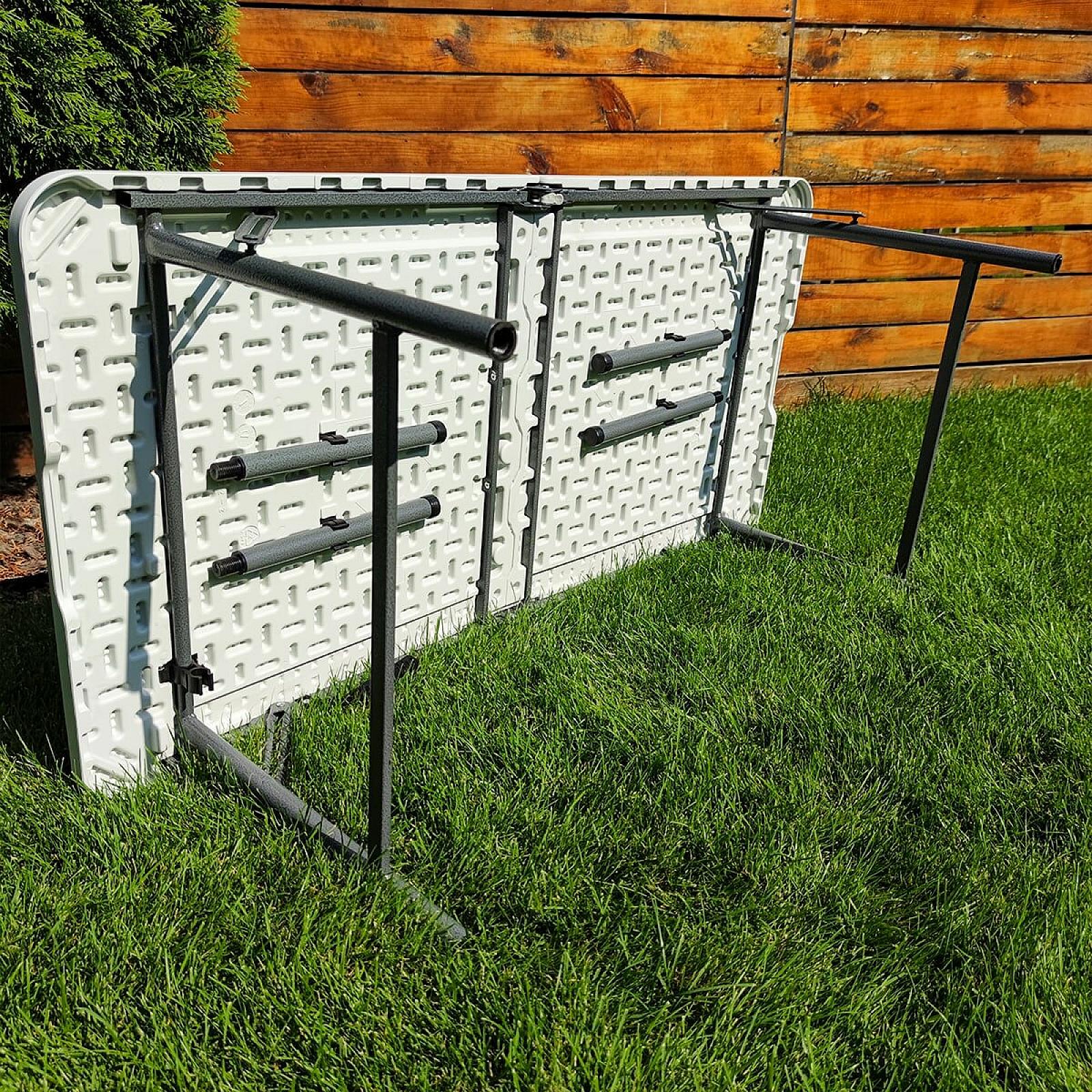 Стіл розкладний 122х61х74см (2 рівні регулювання по висоті)