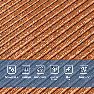 Панель 3D Bronze 700*700*4mm (D)