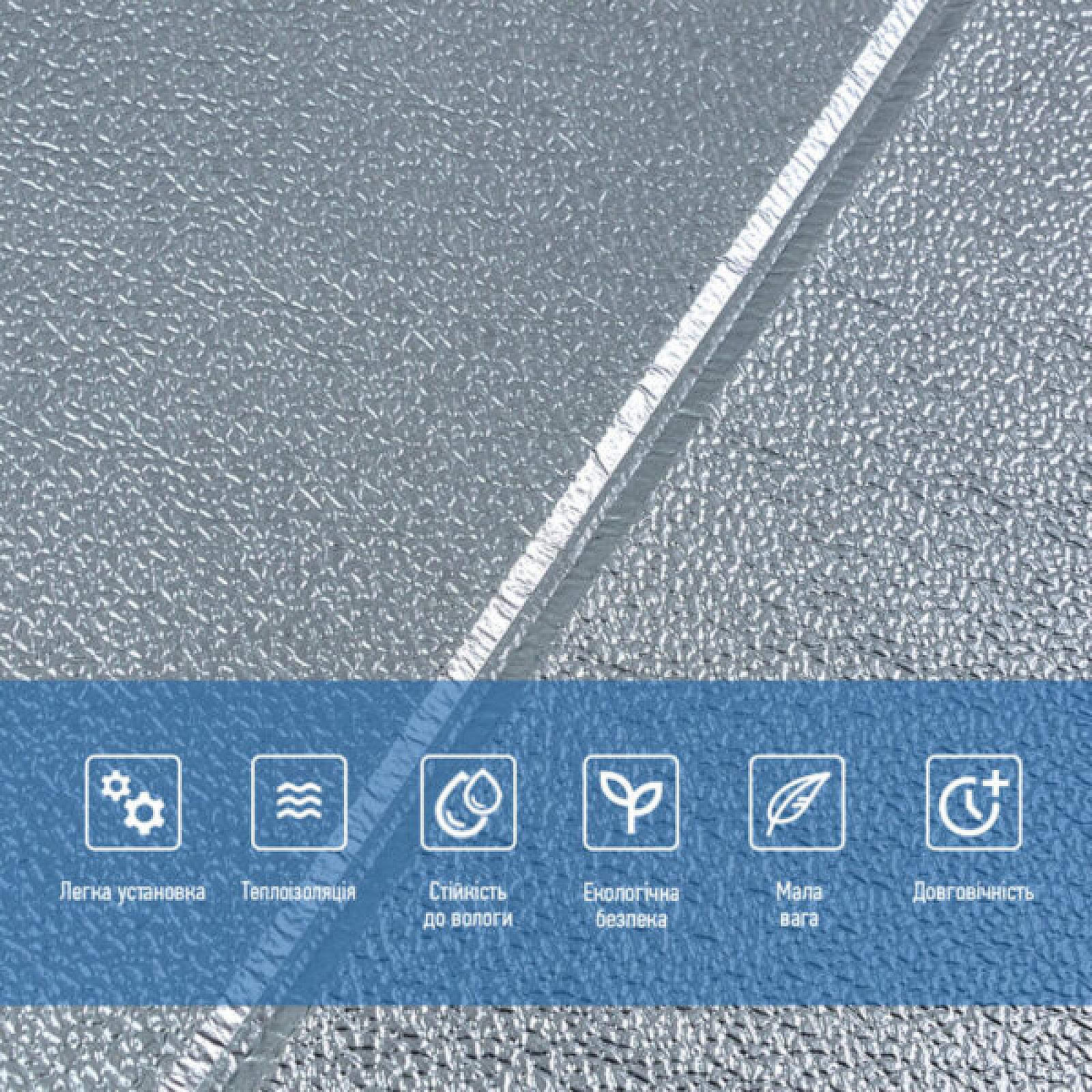 Панель 3D 680х700х4мм Срібний квадрат