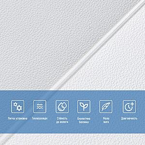 Панель стінова 3D 700х700х3мм Квадрат білий