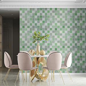 Панель стінова 3D 700х700х4мм Мозаїка зелена