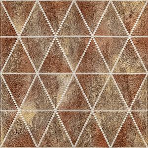 Панель стінова 3D 700х700х4мм Ромби коричневі вінтаж