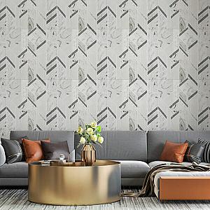 Панель стінова 3D 680х680х4мм Абстракція сіра