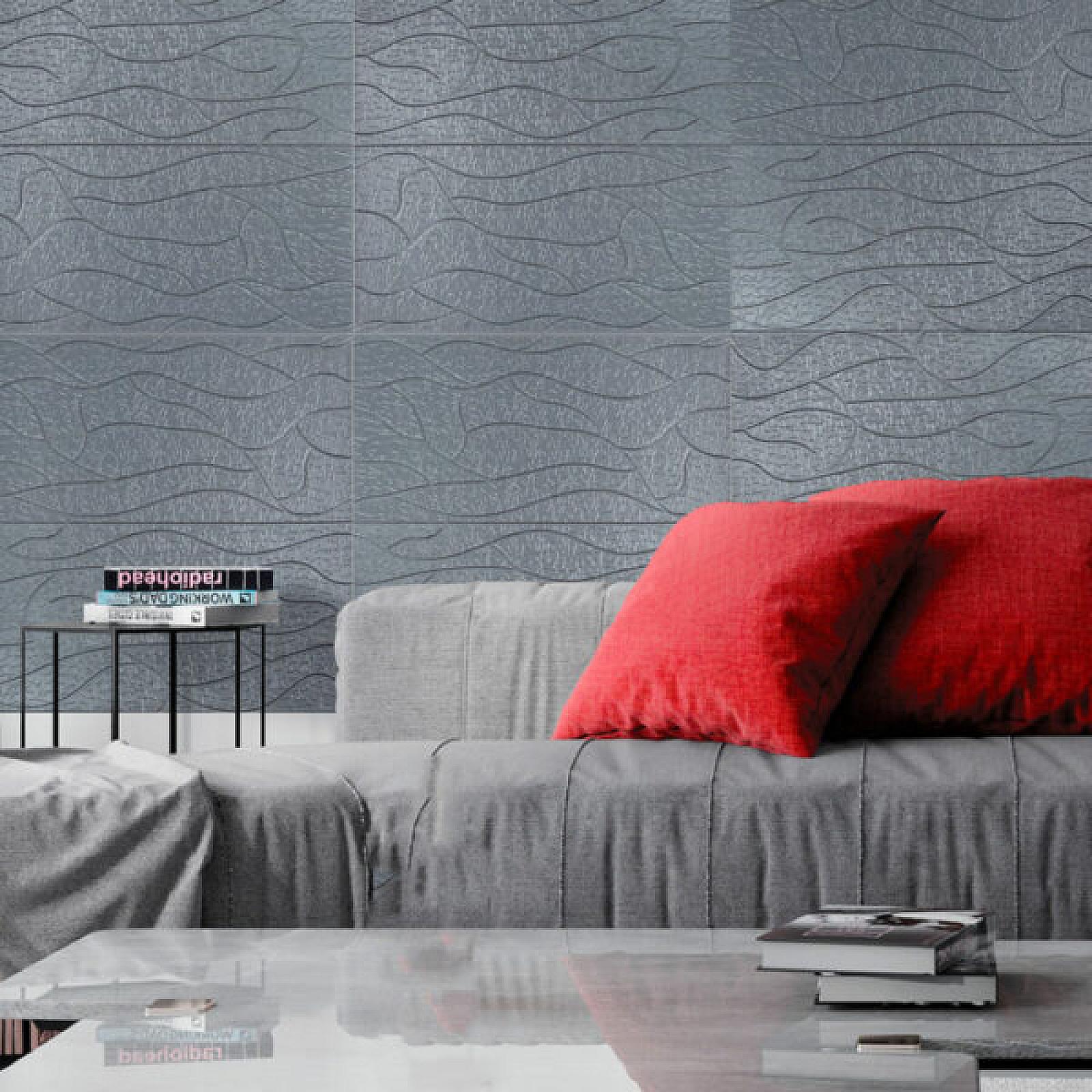 Панель 3D 700х700х6мм Срібло