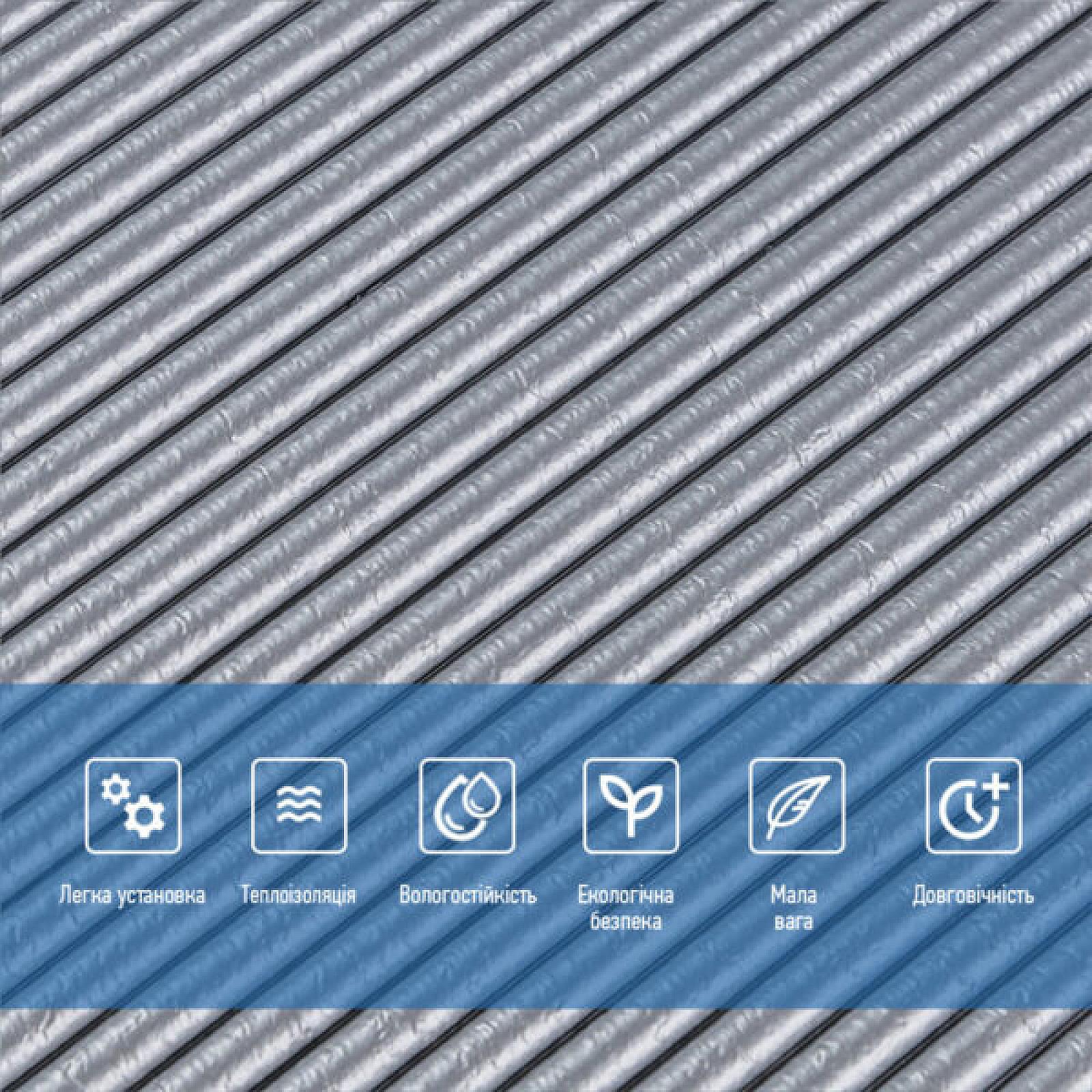 Панель 3D 700х700х4мм Срібло