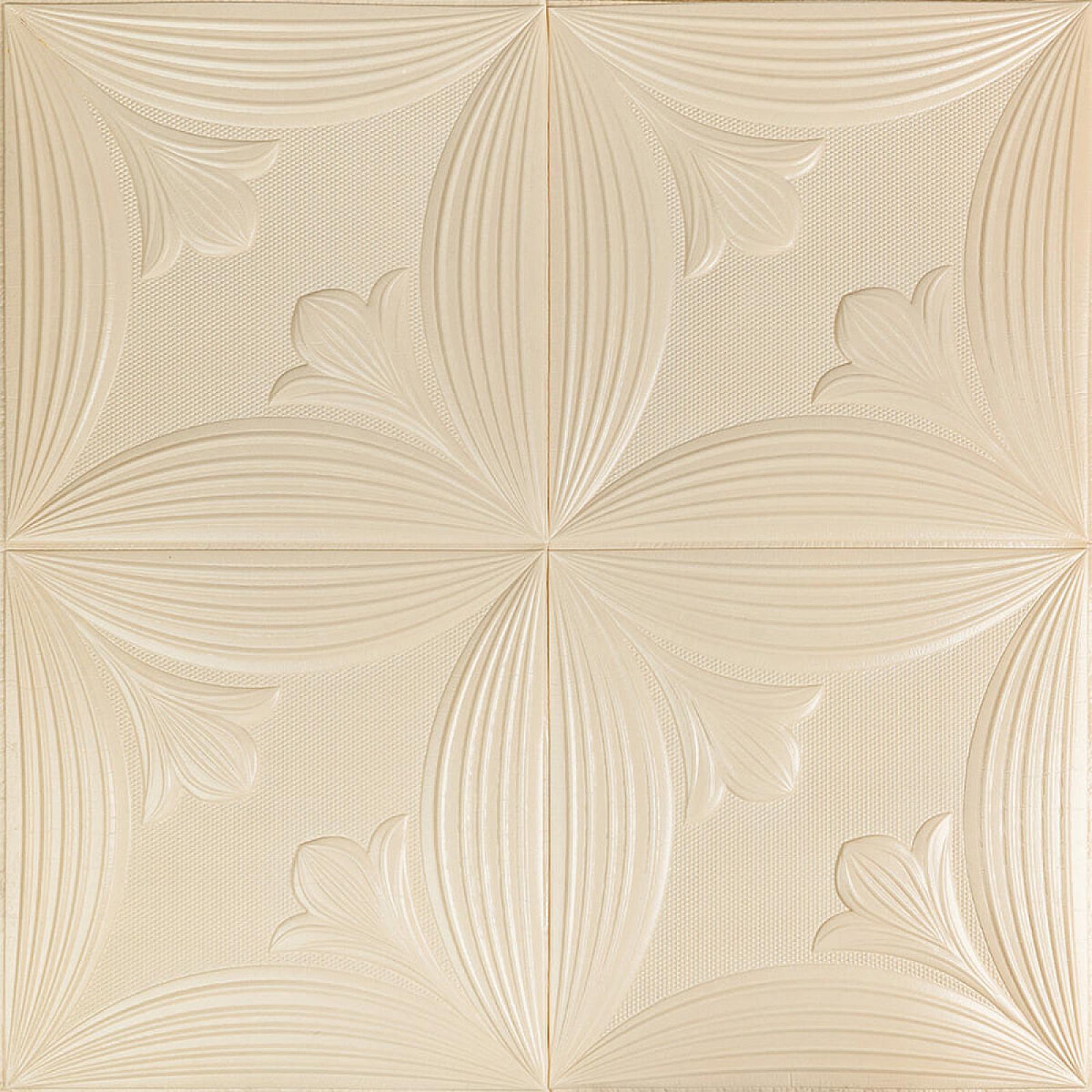 Панель Бежева 3D 700х700х6мм