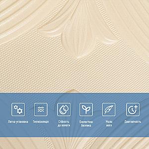 Панель Бежева 3D 700х700х6мм