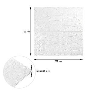Панель 3D 700х700х6мм Біла