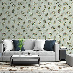 Панель стінова 3D 680х670х4мм Папороть на бежевому фоні (D)